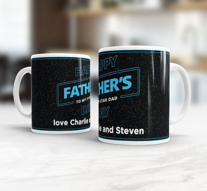 Personalised star sales wars mug