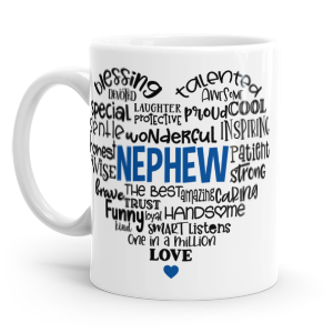 personalised best nephew ever mug