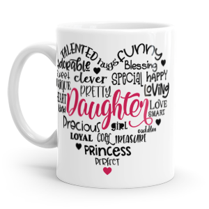 personalised best daughter ever mug