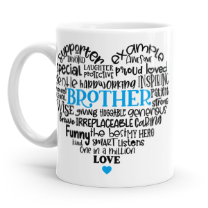 personalised best brother ever mug