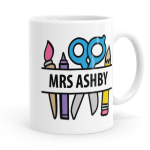 personalised school equipment mug
