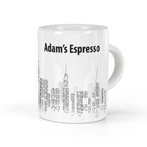 personalised skyline espresso cup