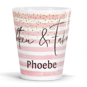 personalised eighteen and fabulous latte mug