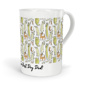 personalised dogs fine bone china mug