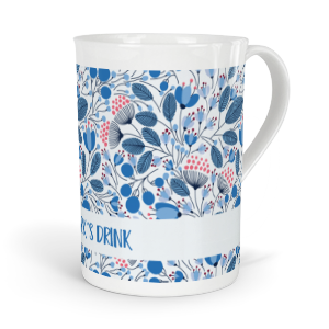 personalised seasons winter fine bone china mug