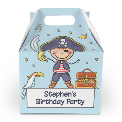 pirate and fairy party boxes