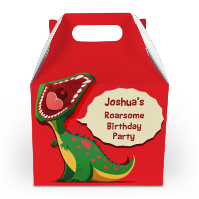 dinosaur roar party boxes