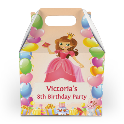 princess party boxes