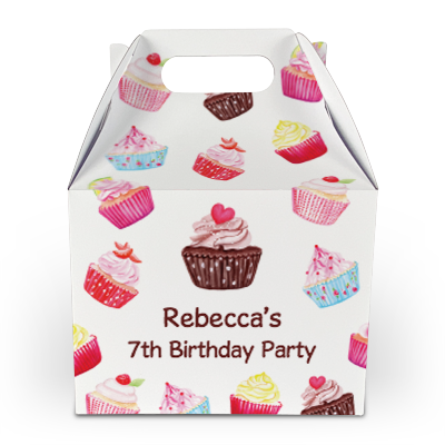 yummy cupcakes party boxes