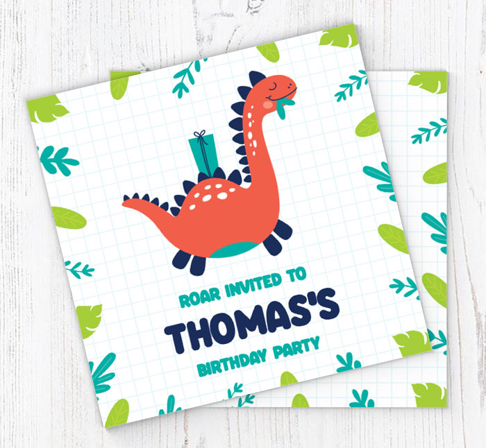 dinosaur birthday party invitations