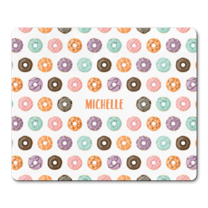 personalised donuts placemats