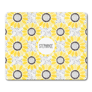 personalised sunflowers placemats
