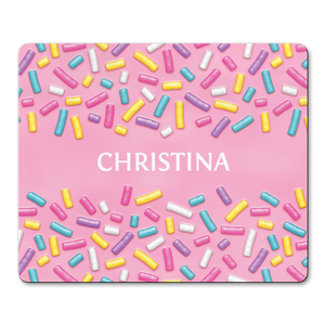 personalised sprinkles placemats