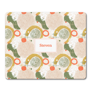 personalised verdant english breakfast tea placemats