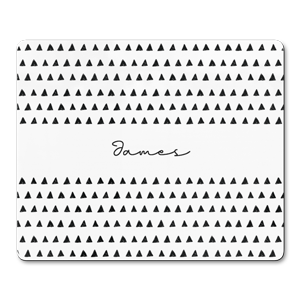 personalised inky doodle triangles placemats
