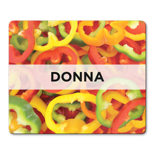 personalised peppers placemats