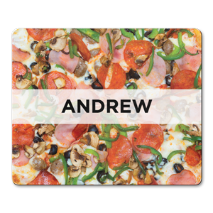 personalised pizza placemats