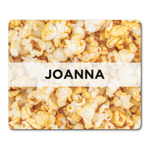 personalised popcorn placemats