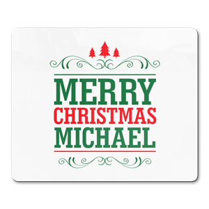 personalised merry christmas placemats