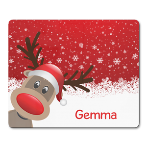 personalised reindeer placemats